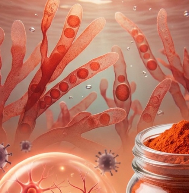 แอสตาแซนธิน จากสาหร่ายแดง (Natural Astaxanthin (Red Algae Powder))
