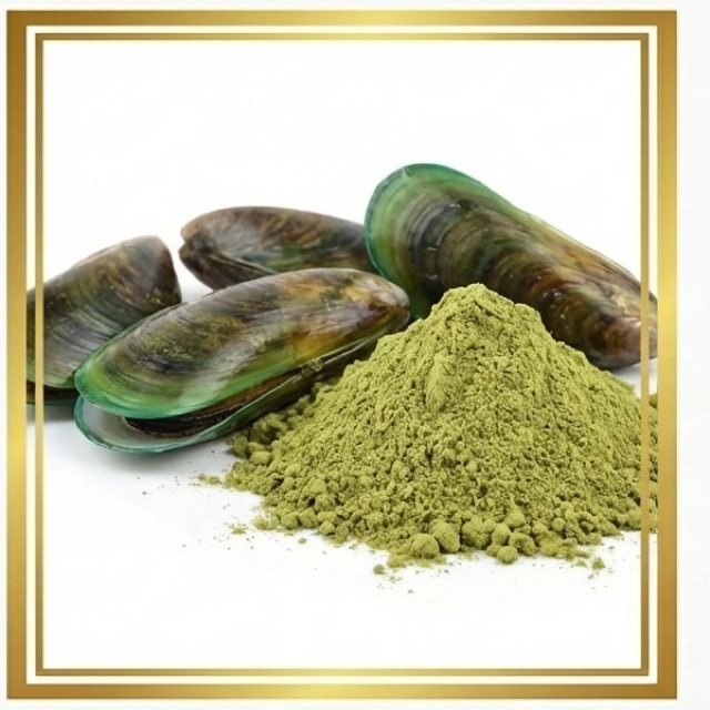 ผงหอยแมลงภู่เปลือกเขียวนิวซีแลนด์ (New Zealand Greenshell Mussel Powder)